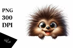 Funny Porcupine Sticker | Clipart Product Image 3