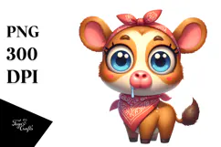 Bear with Bandana, Soft PNG Product Image 1