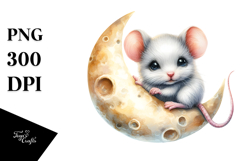 Cute Baby Mouse PNG Product Image 1