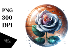 Rose Watercolor Splash Clipart Product Image 1