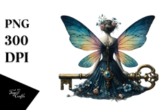 Gothic Fairy with Vintage Key, 20 oz Tumbler Product Image 1