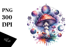 Magical Celestial Mushroom PNG Product Image 1
