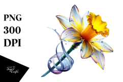 Daffodil, Watercolor PNG Product Image 1