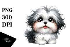 Cute Cartoon Havanese PNG Product Image 1