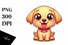 Funny Cartoon Labrador Retriever | Colorful | Clipart Product Image 3
