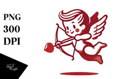 Simple Retro Cupid PNG Product Image 1