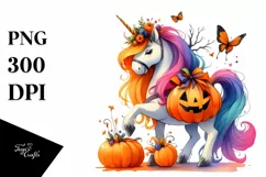Colorful Halloween Unicorn Costume Art Product Image 1