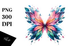 Abstract Frame Butterfly PNG Product Image 1