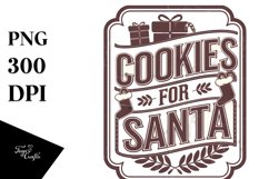 Retro Cookies for Santa Clipart PNG Product Image 5