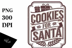 Retro Cookies for Santa Clipart PNG Product Image 5