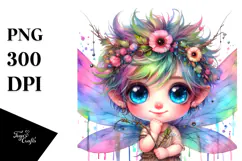Crazy Eyes Fairy Balloon PNG Product Image 1