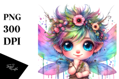 Crazy Eyes Fairy Balloon PNG Product Image 1