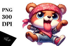 Bandana Bear, Soft PNG Product Image 1