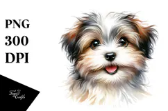 Happy Baby Havanese, Clipart PNG Product Image 1