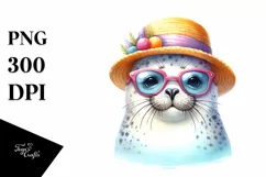 Colorful Cute Sun es and Sun Hat Clipart Product Image 1