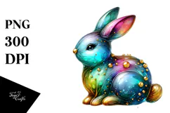 Pastel Bunny, High-Res PNG Product Image 1