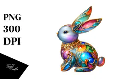 Pastel Bunny, High-Res PNG Product Image 1