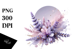 Abstract y Flower Sublimation Clipart Product Image 1