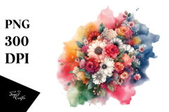 Colorful Flower, Flowers PNG Product Image 1