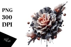 Abstract Glossy Carnation Marble Clipart Product Image 1