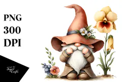 Vibrant GNOME with Snapdragon PNG Product Image 1