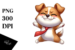 Cute Cartoon Dog PNG Product Image 1