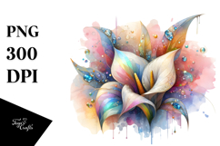 Abstract Stained Jasmine Peony Product Image 1