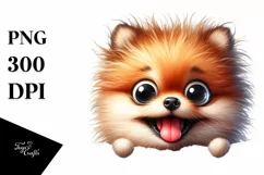 Funny Pomeranian Sticker | Clipart Product Image 1