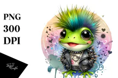 Energetic Baby Frog, Transparent PNG Product Image 1