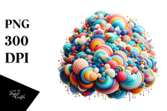 Colorful Whimsical Baby Clouds | Clipart Product Image 1