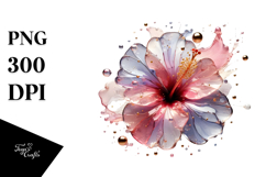 Abstract Hibiscus, PNG Product Image 1