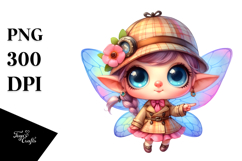 cute Fairy Detective Hat PNG Product Image 1