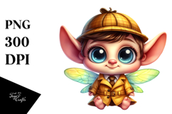 cute Fairy Detective Hat PNG Product Image 1