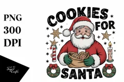 Cookies for Santa Christmas Png Product Image 5