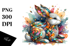 Pastel Bunny, High-Res PNG Product Image 1