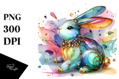 Pastel Bunny, High-Res PNG Product Image 1