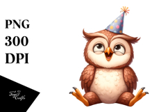 Goofy Cartoon Owl, Trending Art Product Image 1