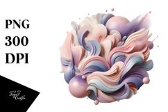 Abstract Pastel Wooden Glossy Lavender Clipart Product Image 3