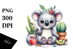 Cute Funny Koala Baby Dog | Sublimation | Clipart Product Image 1