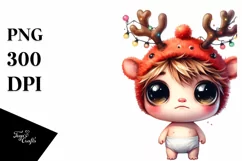 Colorful Frog with Crazy Haircut PNG Product Image 3