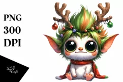 Colorful Frog with Crazy Haircut PNG Product Image 1