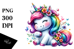 Cute Funny Unicorn in Style Product Image 1