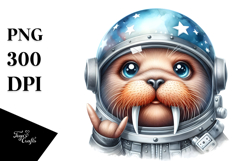 Cute Baby Walrus PNG Product Image 1
