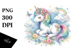 Colorful Pastel Unicorn | Clipart Product Image 3