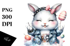 Energetic Baby Bunny, Transparent PNG Product Image 1