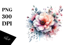 Flower V Painting, Transparent PNG Product Image 1