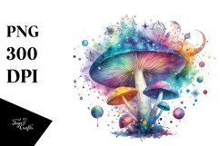 Colorful Magical Mushroom Splash Product Image 1