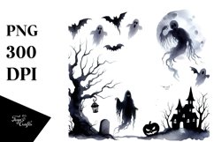Eerie Halloween Echoes | Clipart Product Image 1