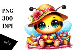 Cuddling Blanket Baby Bee PNG Product Image 1