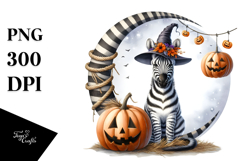Watercollor Macaw Dressed for Halloween Product Image 1